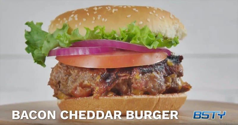 Bacon and Cheddar Burgers